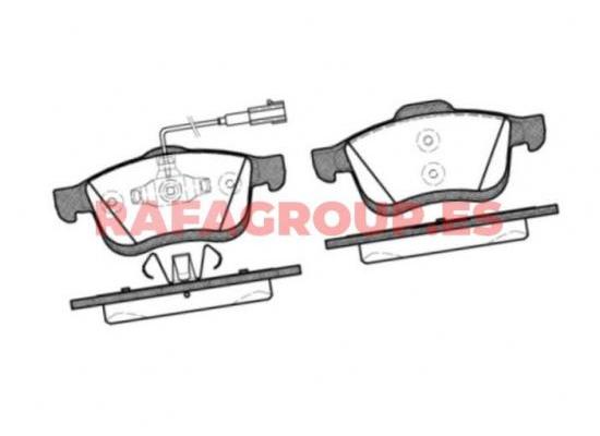 RG6970 - Pastillas de freno